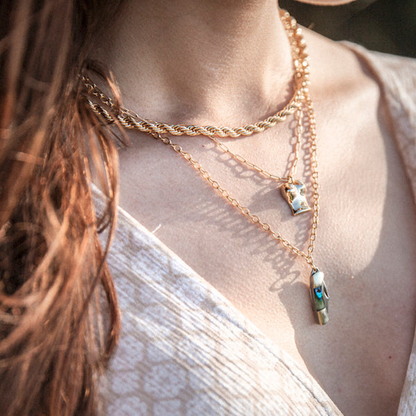 Sweet Surrender Necklace / Abalone