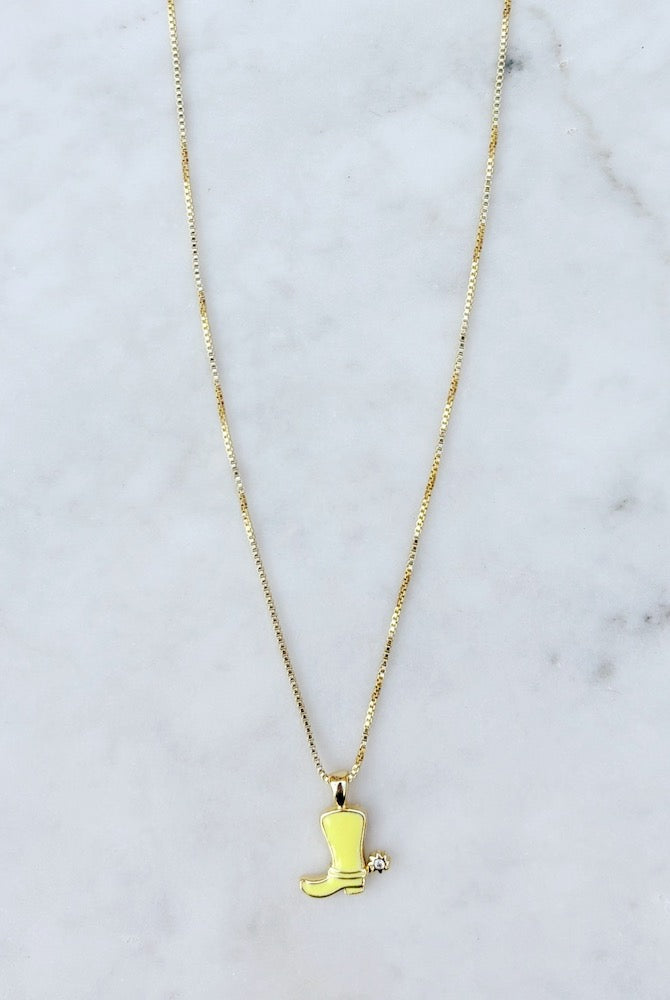 Struttin' Necklace / Yellow