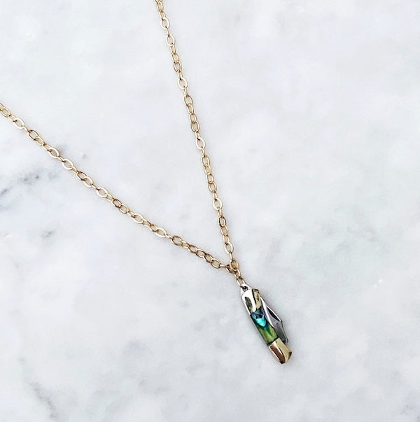 Sweet Surrender Necklace / Abalone
